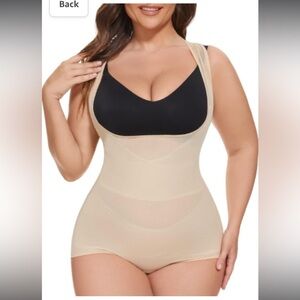 BLACK Shapewear Bodysuit for Women Tummy Control